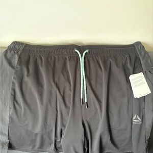 Reebok Men's Charcoal Athletic Shorts
